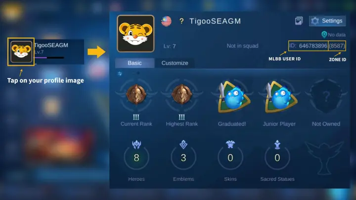 how to top-up mobile legends Diamonds 